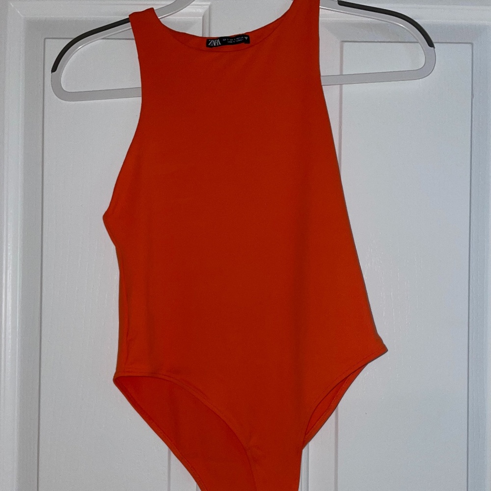 ZARA HALTERNECK BODYSUIT